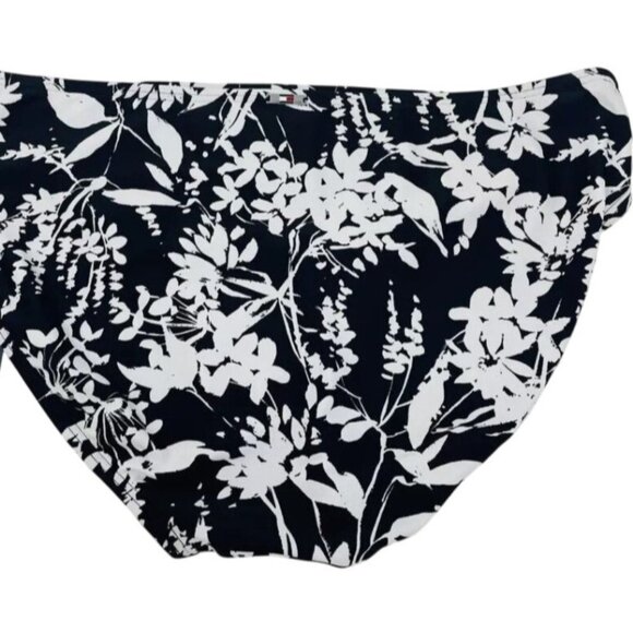 Tommy Hilfiger XL Mid-Rise Bikini Bottom Moderate Coverage Floral Swimwear - Picture 4 of 8